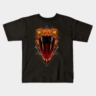 snake head angry Kids T-Shirt